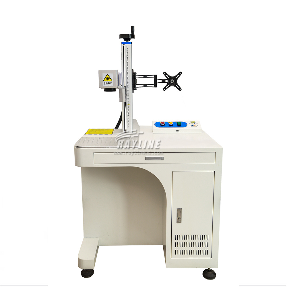Industrial Laser Engraving Machine For Metal - Cabinet Style Desktop Laser Marking Machine,