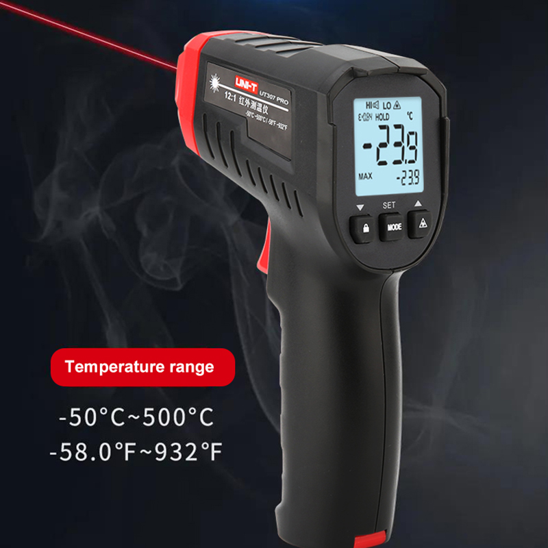 UNI-T UT306S UT306C Digital Th - đánh giá và giá Industrial Laser Thermometer Gun