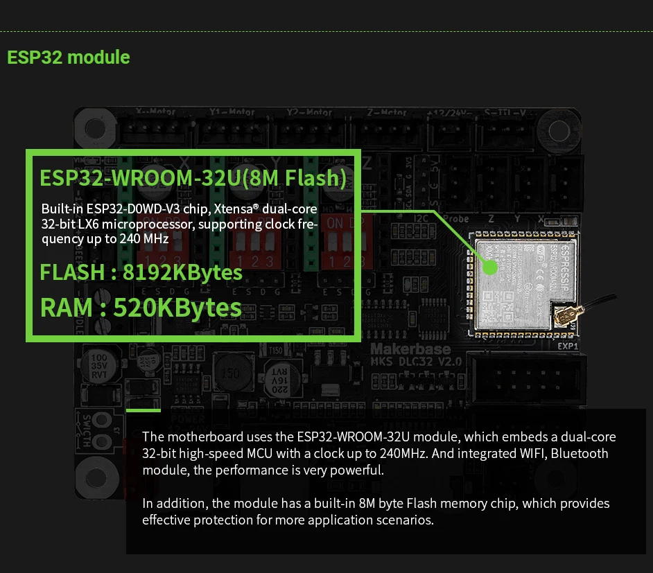 Makerbase MKS DLC32 V2.1 32Bit - đánh giá và giá Laser Controller Board