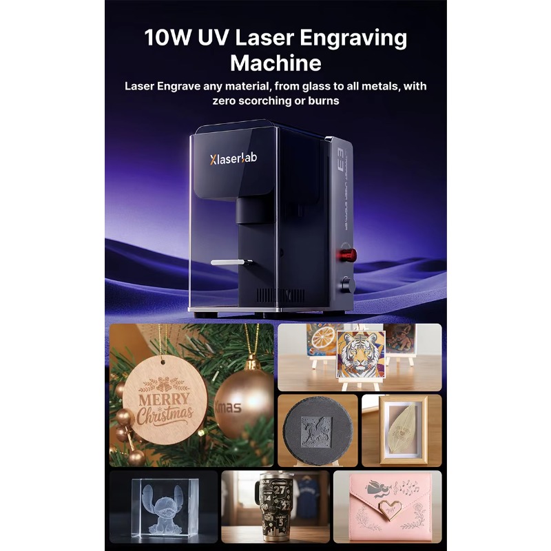 E3 UV Laser Engraver 10000mm/s - đánh giá và giá Industrial Uv Laser Engraver