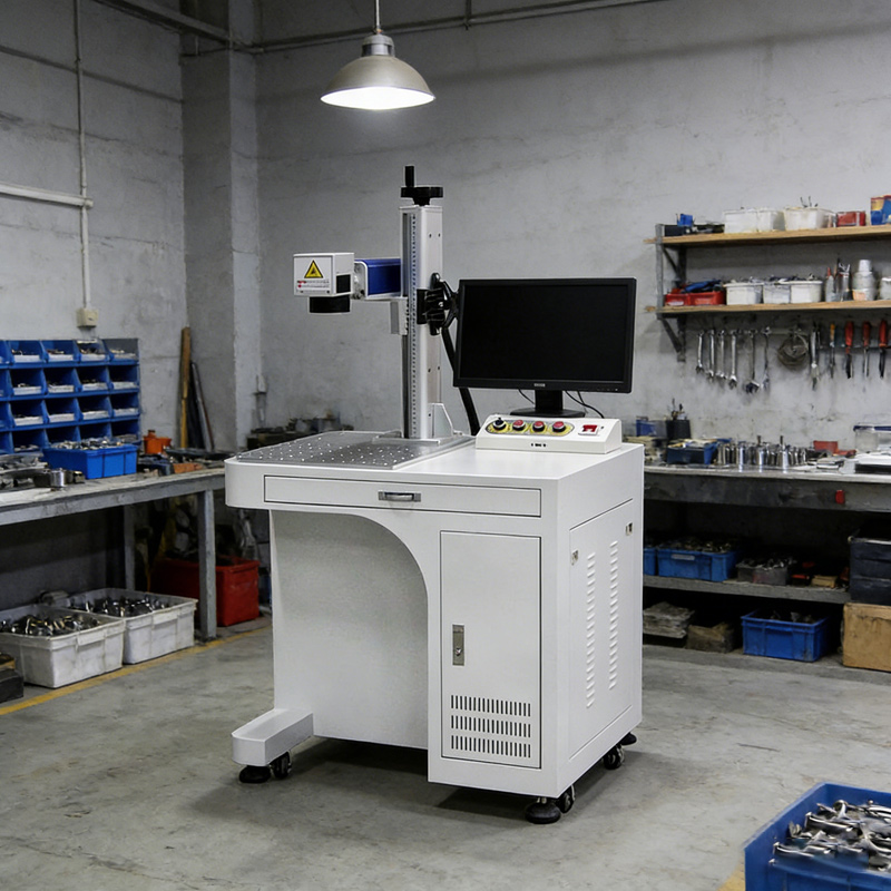 Fiber Laser Marking Machine 50 - đánh giá và giá Industrial Laser Engraving Machine For Metal