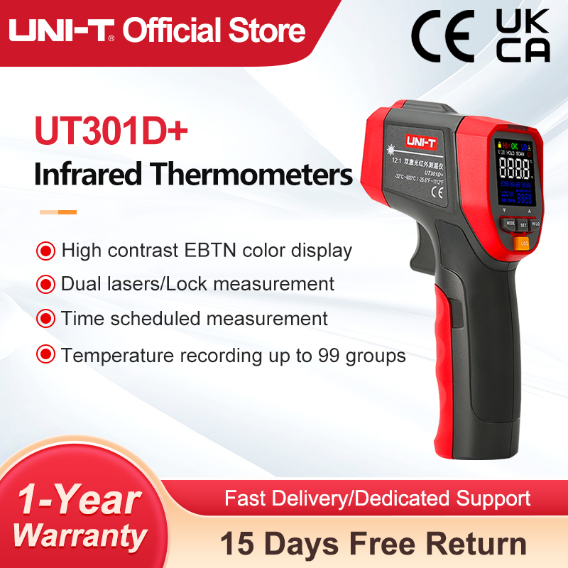 UNI-T Digital Infrared Thermom - đánh giá và giá Industrial Laser Thermometer Gun