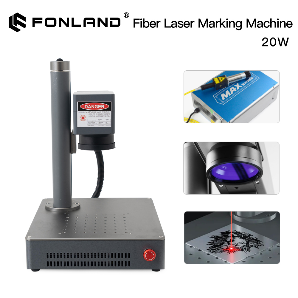 Fonland S4 Metal Fiber Laser M - đánh giá và giá Industrial Laser Engraving Machine For Metal