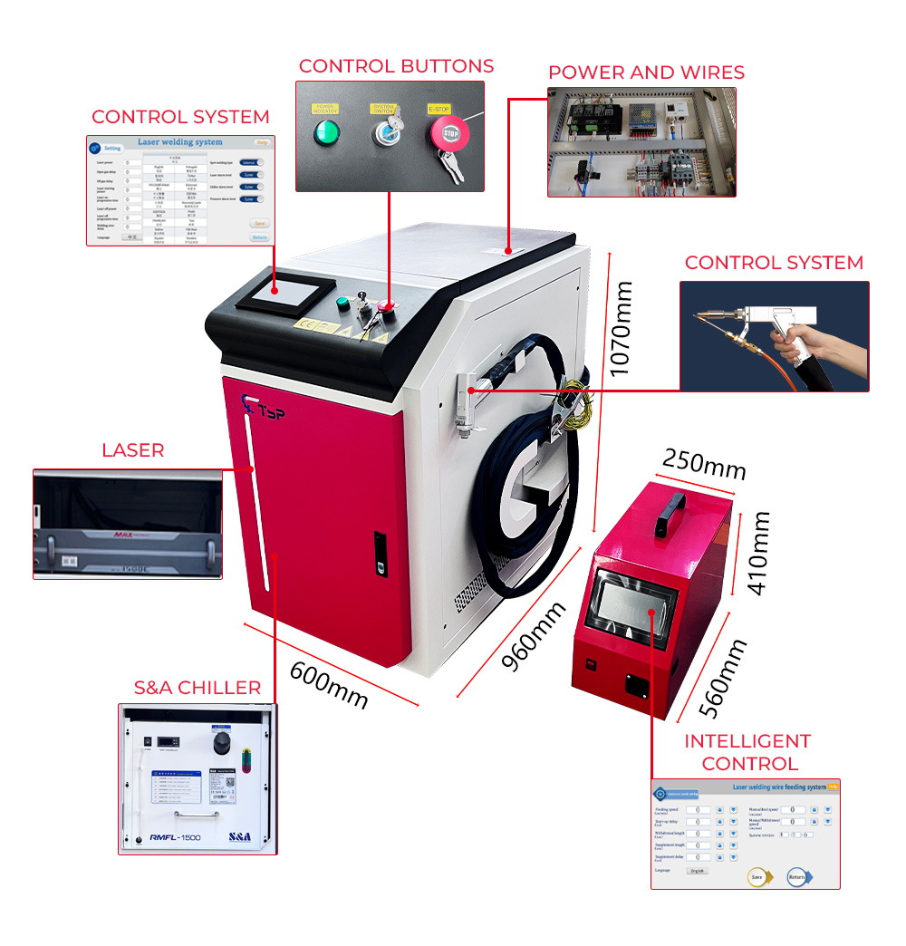 Factory Direct Sales 1000w 200 - đánh giá và giá Industrial Laser Welding Machine For Sale
