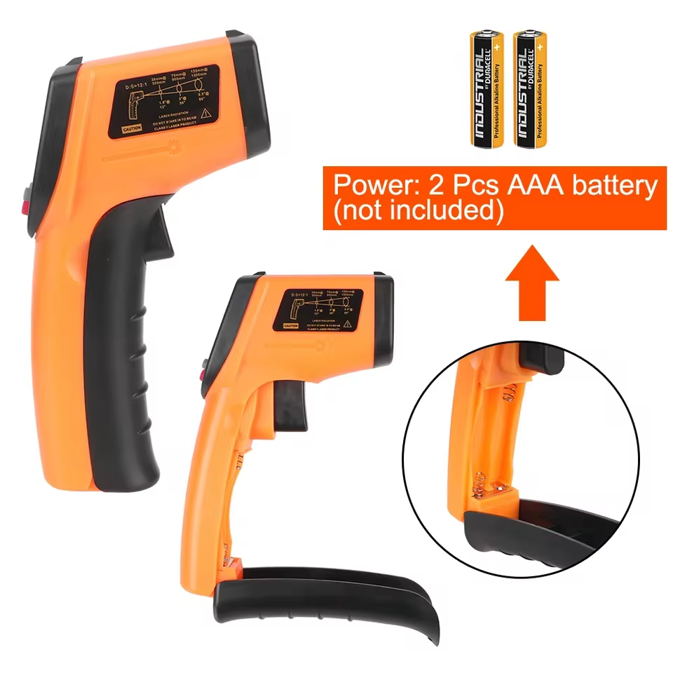 New T600 T600A Digital Infrare - đánh giá và giá Industrial Laser Thermometer Gun