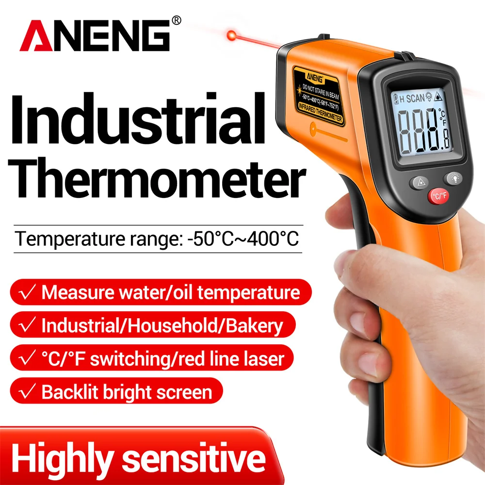 ANENG TH201 Infrared Thermomet - đánh giá và giá Industrial Laser Thermometer Gun