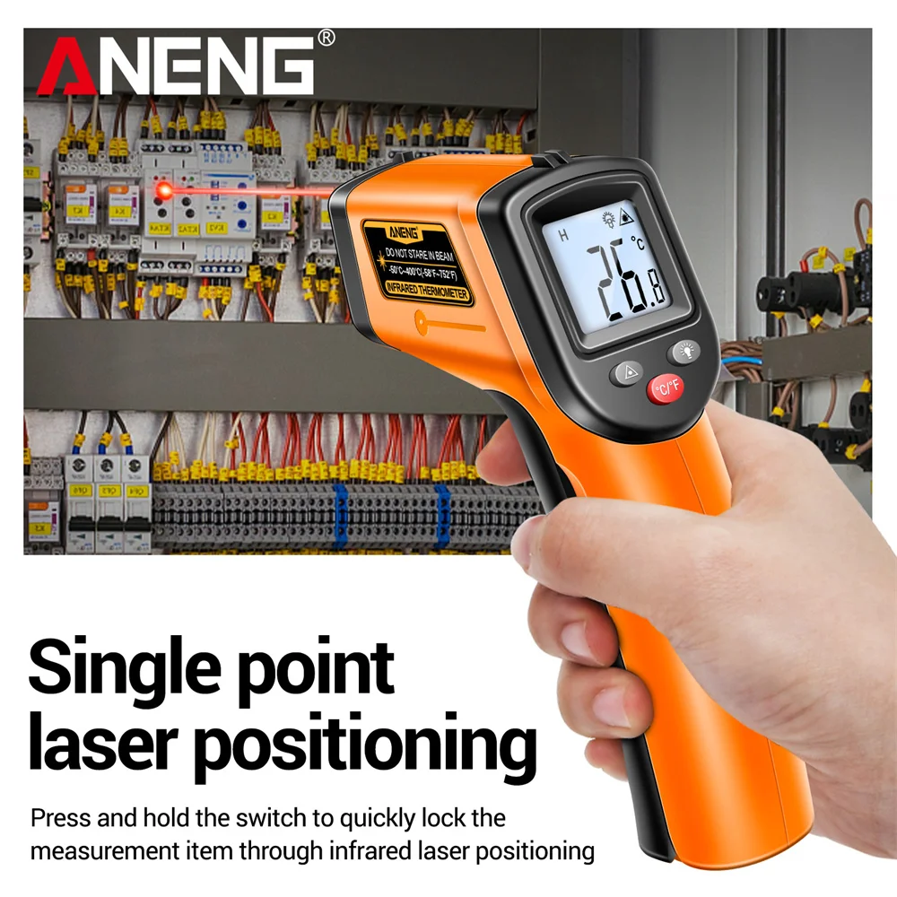 ANENG TH201 Infrared Thermomet - đánh giá và giá Industrial Laser Thermometer Gun