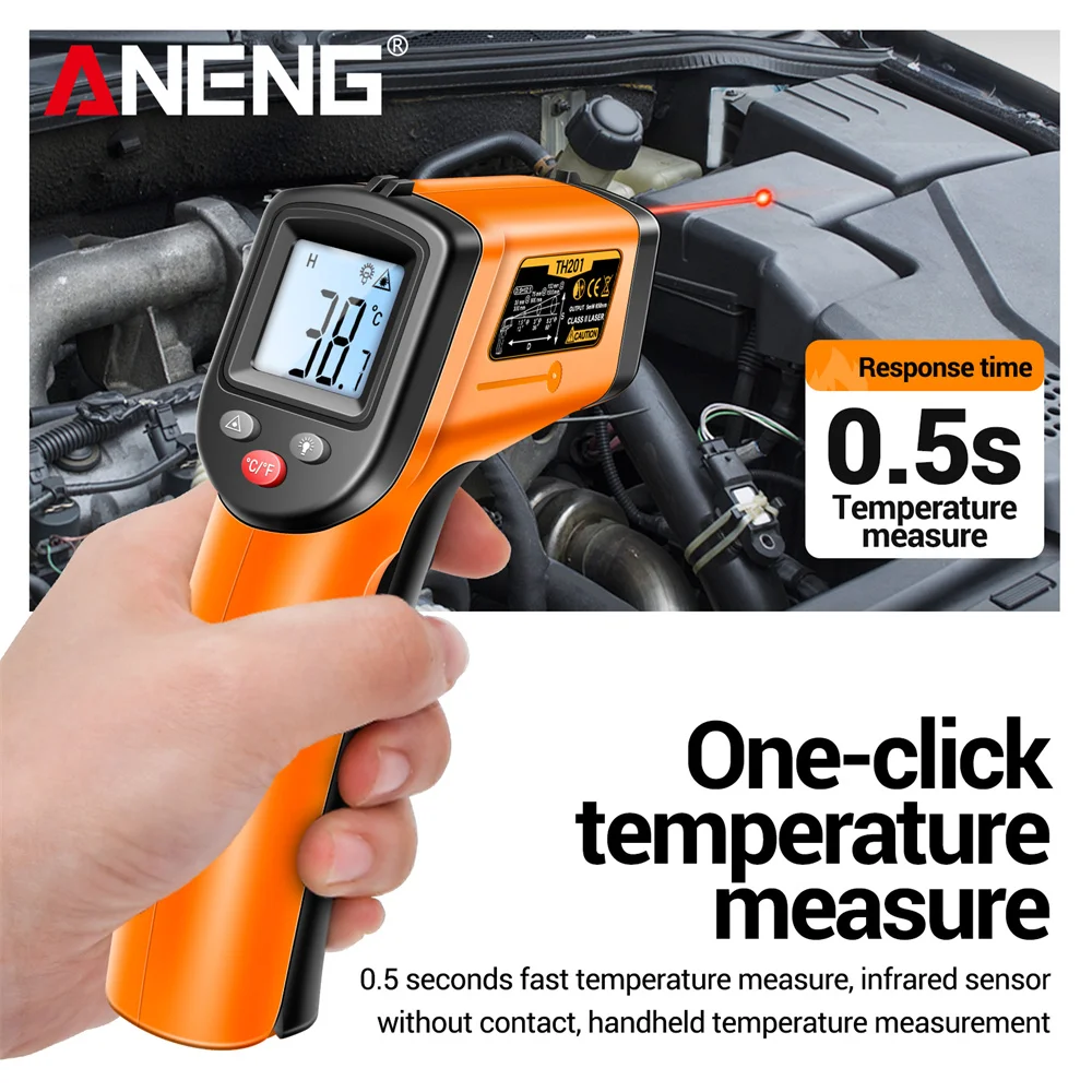 ANENG TH201 Infrared Thermomet - đánh giá và giá Industrial Laser Thermometer Gun