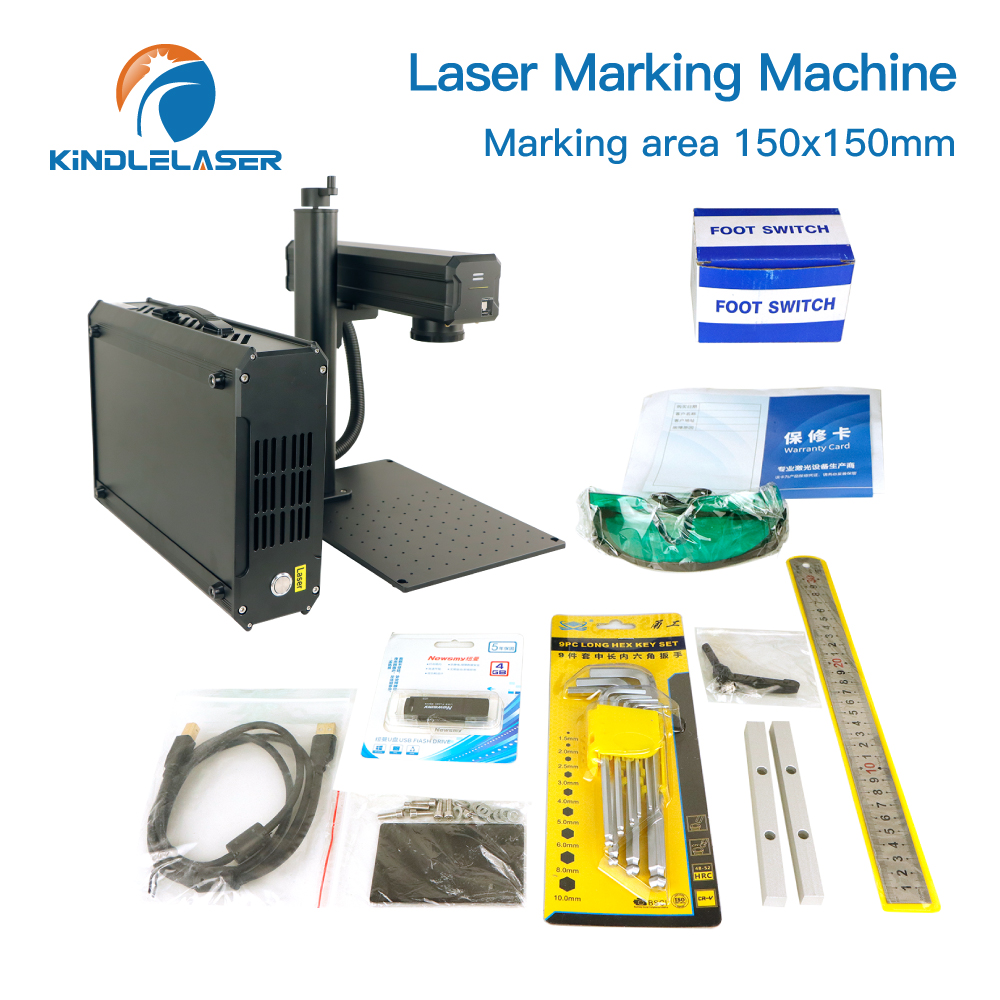 Kindlelaser S5 20W 30W Fiber L - đánh giá và giá Industrial Laser Engraving Machine For Metal