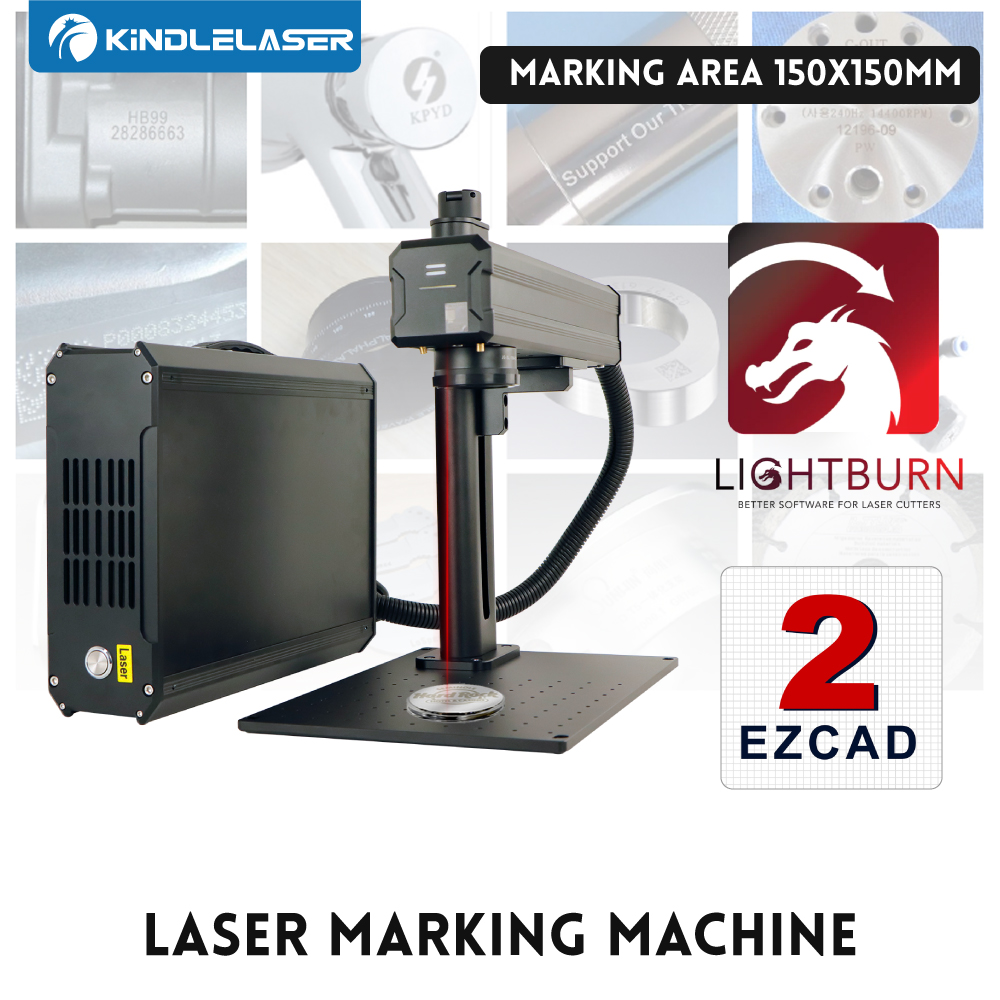 Kindlelaser S5 20W 30W Fiber L - đánh giá và giá Industrial Laser Engraving Machine For Metal