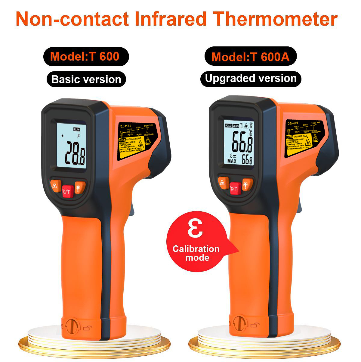 T600 T600A Digital Infrared Th - đánh giá và giá Industrial Laser Thermometer Gun