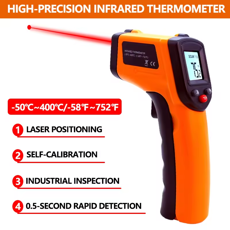 Handheld Infrared Thermometer  - đánh giá và giá Industrial Laser Thermometer Gun