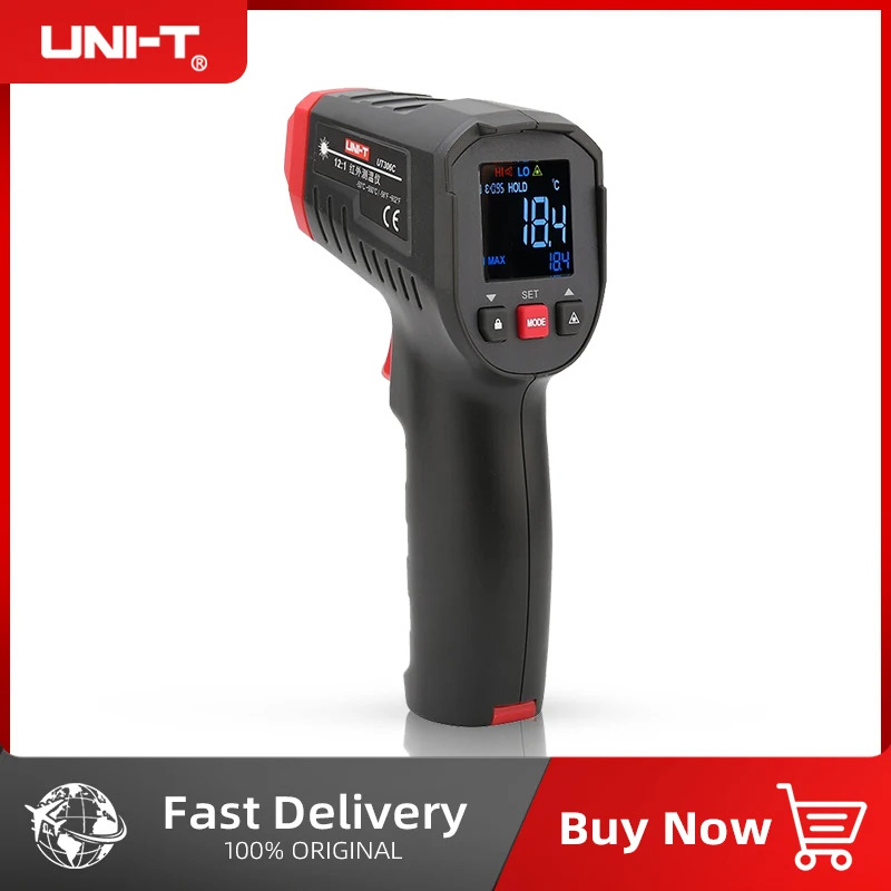 UNI-T Digital Thermometer Non- - đánh giá và giá Industrial Laser Thermometer Gun